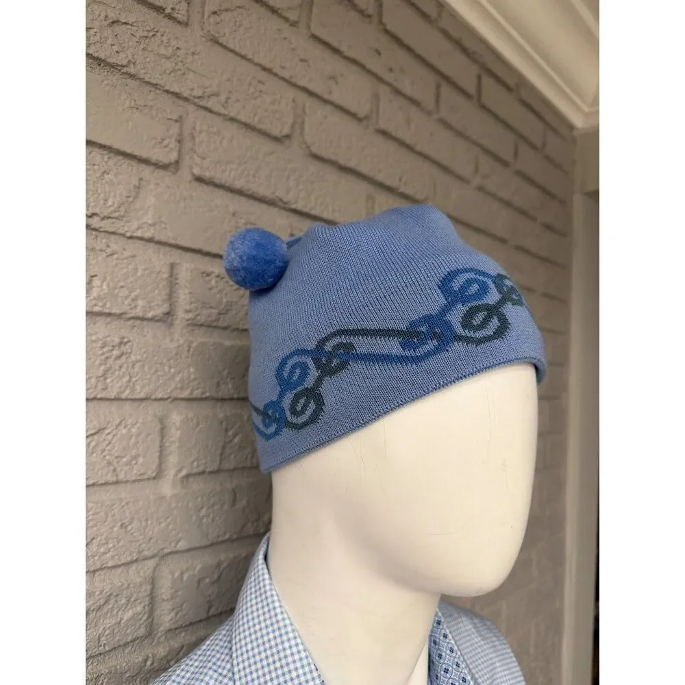 The North Face Blue Wool Beanie One Size Unisex